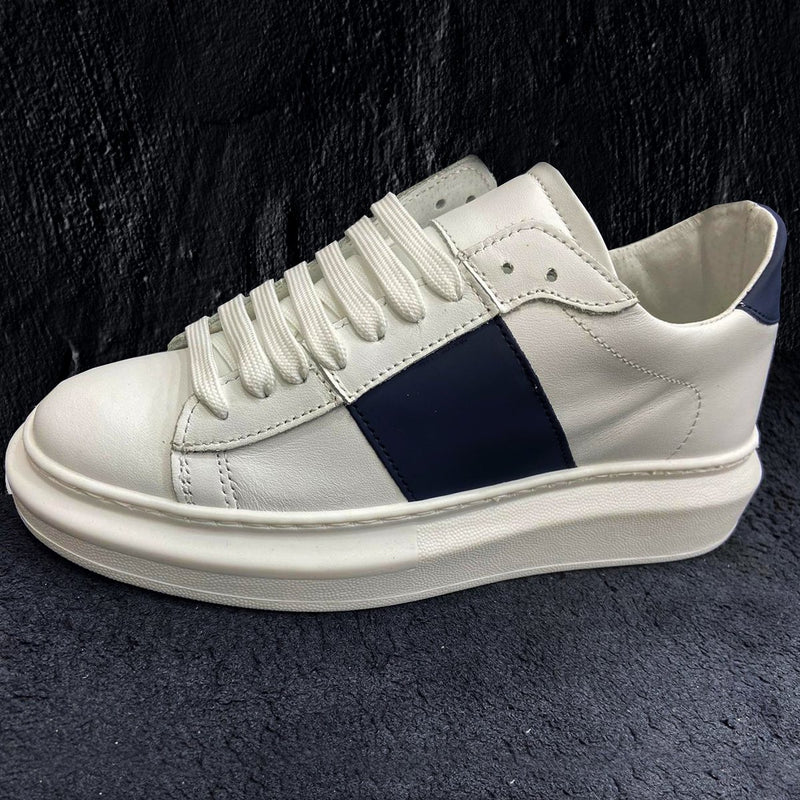Sneakers K35 Bianco/blu